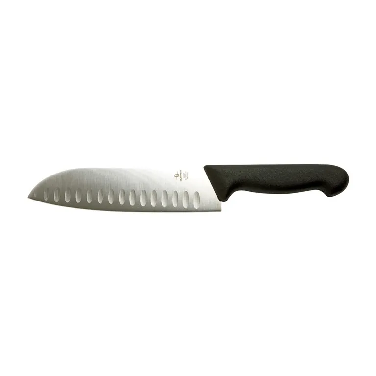 Couteau Santoku manche noir L 180 mm