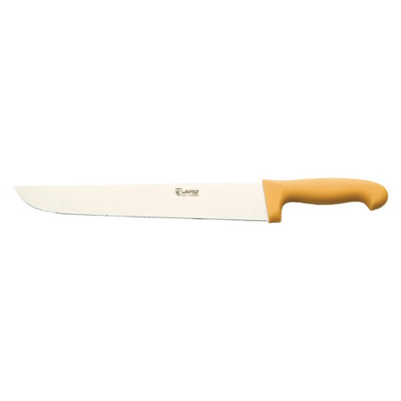 Butcher's knife yellow handle L 315 mm
