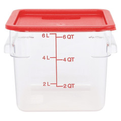 Lid for square container for ingredients 6 to 8 L
