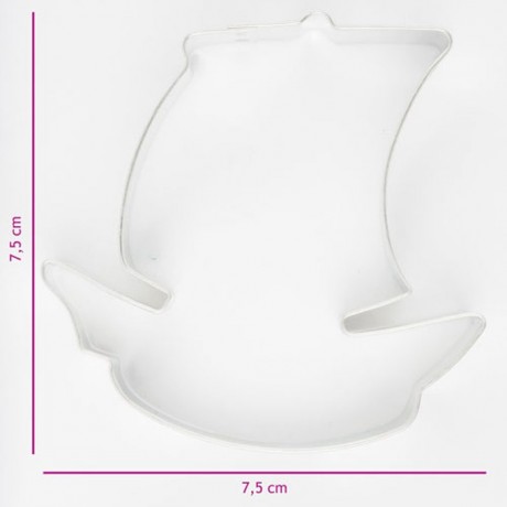 Cookie Cutter Pirate Ship 7,5 cm