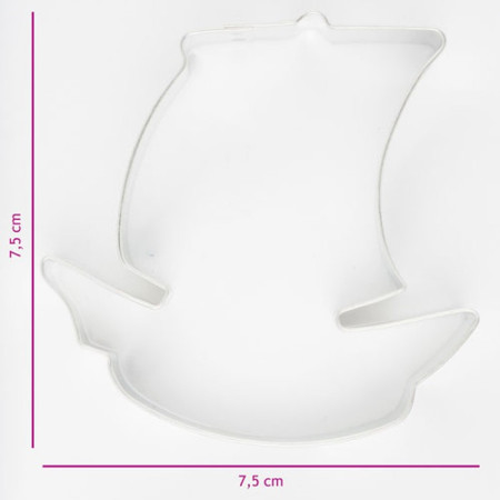 Découpoir FunCakes bateau pirate 7,5 cm