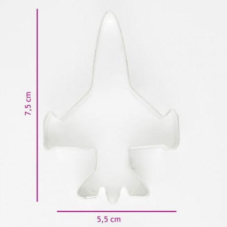 Cookie Cutter Fighter Jet 7,5 cm