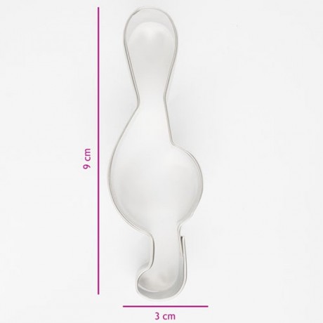 Cookie Cutter Music Clef 9 cm