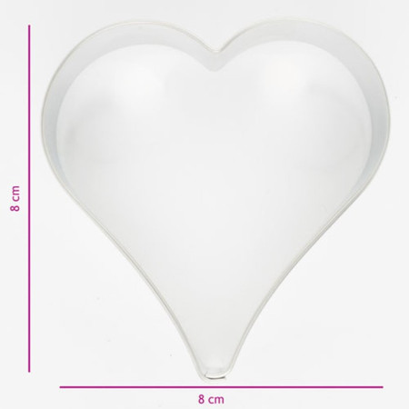 Cookie Cutter Heart 8 cm