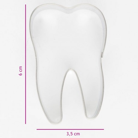 Cookie Cutter Tooth 6 cm