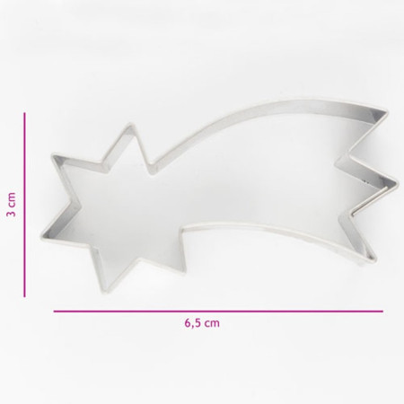 Cookie Cutter Falling Star 6,5 cm