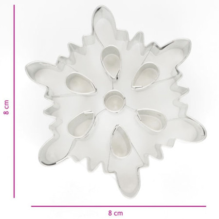 Découpoir FunCakes flocon de neige 8 cm