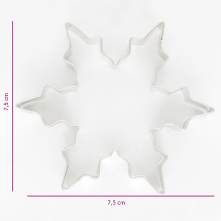 Cookie Cutter Ice Crystal Ø7,5 cm