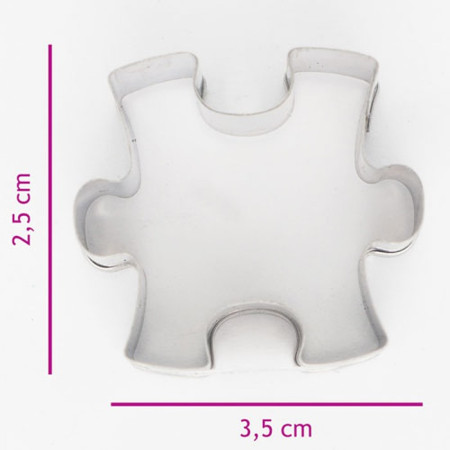 Découpoir FunCakes pièce de puzzle 3,5 cm