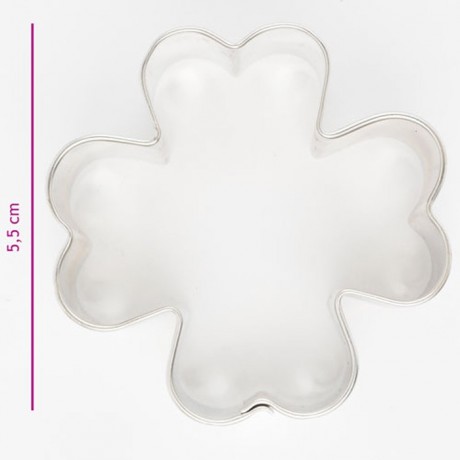 Découpoir FunCakes trèfle à quatre feuilles 5,5 cm
