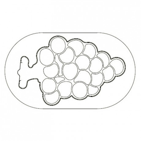 Cutter bunch of grapes Exoglass 100 x 60 mm