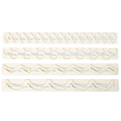 FMM Straight Frill Cutters no 5 Geometric Edging