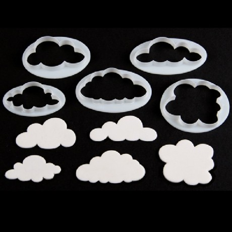 Découpoirs FMM nuages 5 pièces