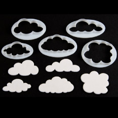 Découpoirs FMM nuages 5 pièces
