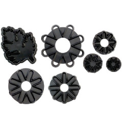 JEM Chrysanthemum Daisies and Leaf Cutter Set/7