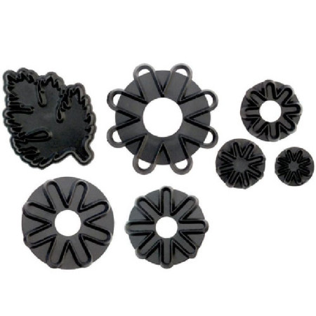 JEM Chrysanthemum Daisies and Leaf Cutter Set/7