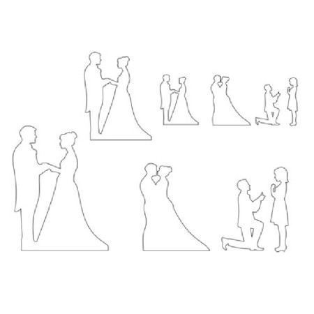 Découpoirs Patchwork mariage