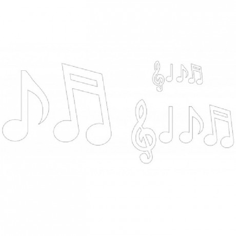 Découpoirs Patchwork notes de musique