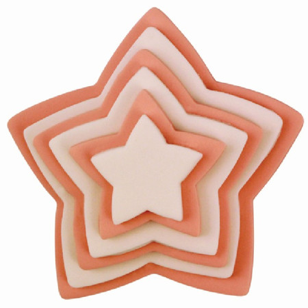 Découpoirs PME étoile 6 pièces