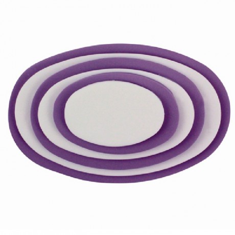 PME Plastic Cutter Oval Set/6