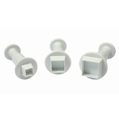 PME Miniature Square Plunger Cutter pk/3