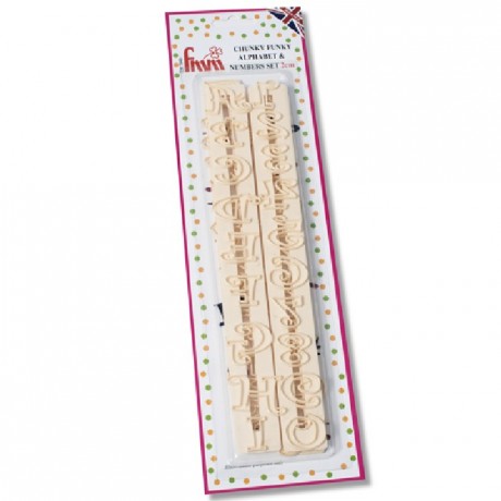 FMM Chunky Funky Alphabet and Numbers Set Tappits