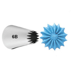 Wilton Decorating Tip 6B Open Star Carded