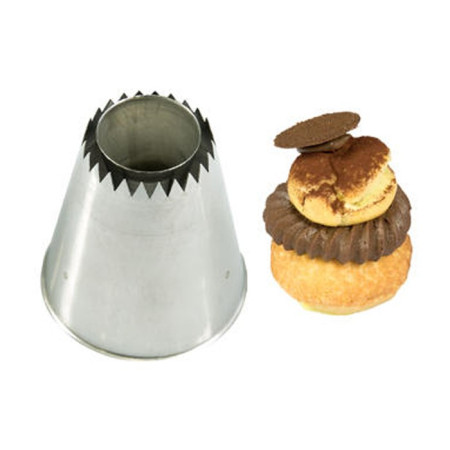 Sultane tube flat cone stainless steel