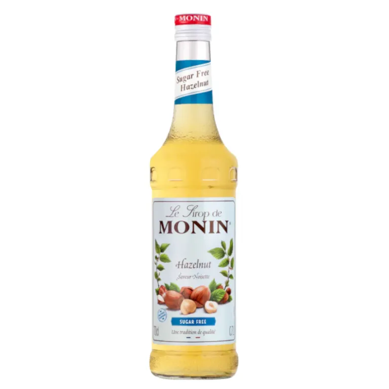 Sirop noisette sans sucre Monin 70 cL