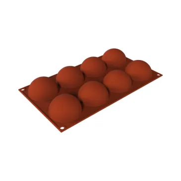 Moule silicone demi-sphères Ø 65 mm