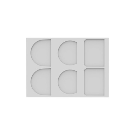 Silicone mold for log ends