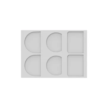 Moule silicone chablon bûche pour embouts