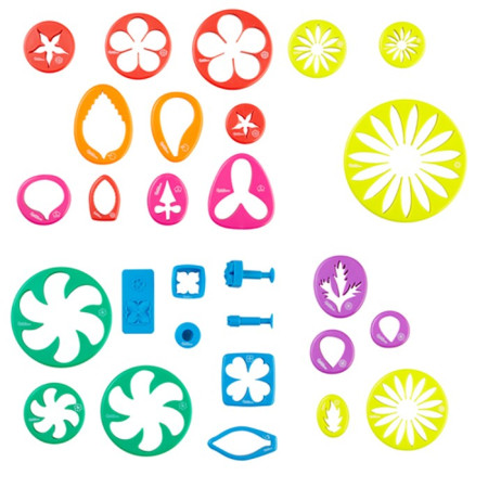 Ensemble de découpoirs pour fleurs en pastillage Wilton