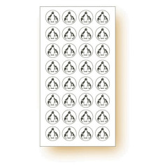 "Frozen products" adhesive label Penguin (120 pcs)