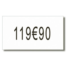 Labels with 1 line (pack of 8 rolls of 2500 labels)