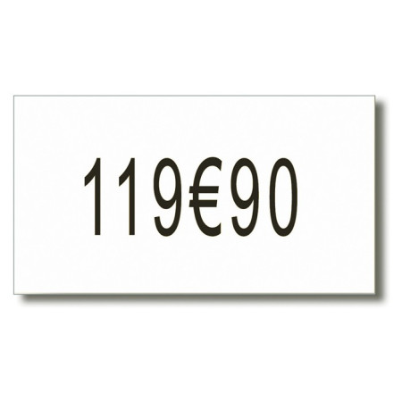 Etiquette neutre pour étiqueteuse réf 140950 (8 x 2500)