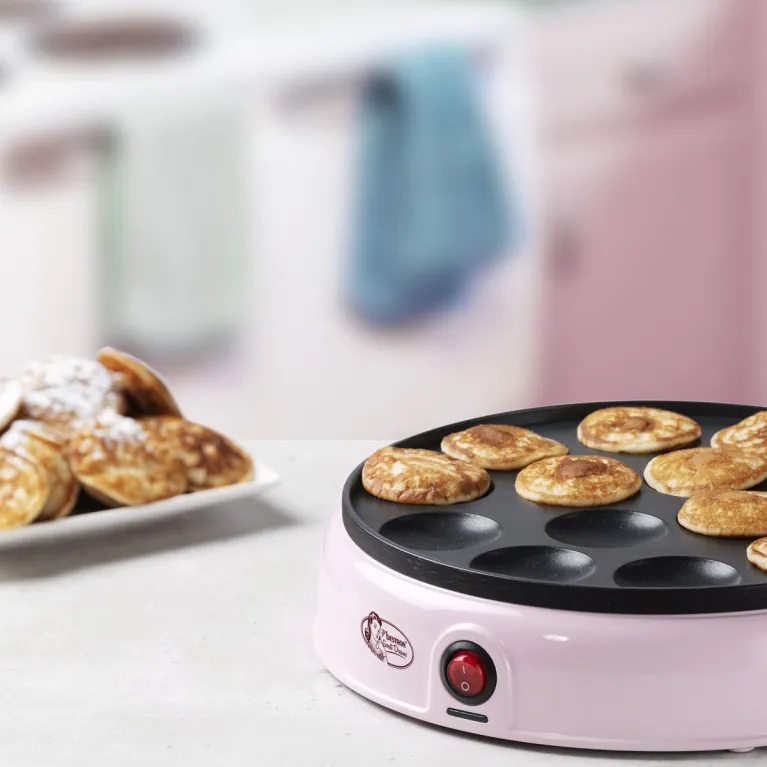 Appareil à mini pancakes "Poffertjes" Bestron Rose