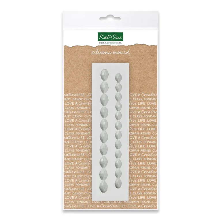 Katy Sue Faceted Beads Silicone Mold