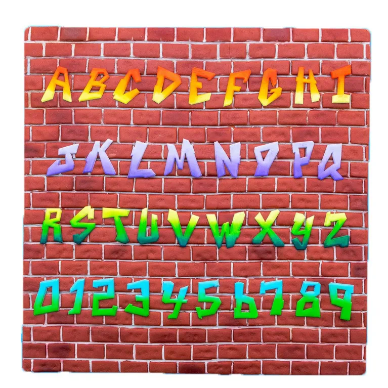 FMM Graffiti Alphabet & Numbers Cutter