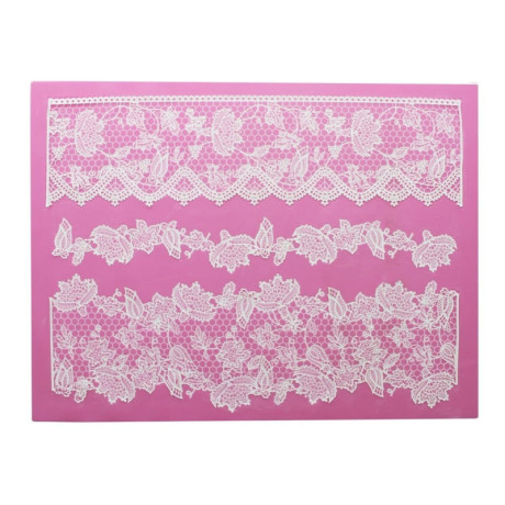 Tapis silicone dentelle Cake Lace Eternity
