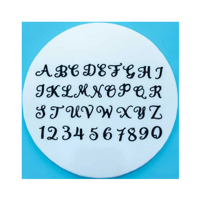 FMM Swirly Alphabet & Number Cutter