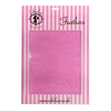 Tapis silicone dentelle Cake Lace Plumes