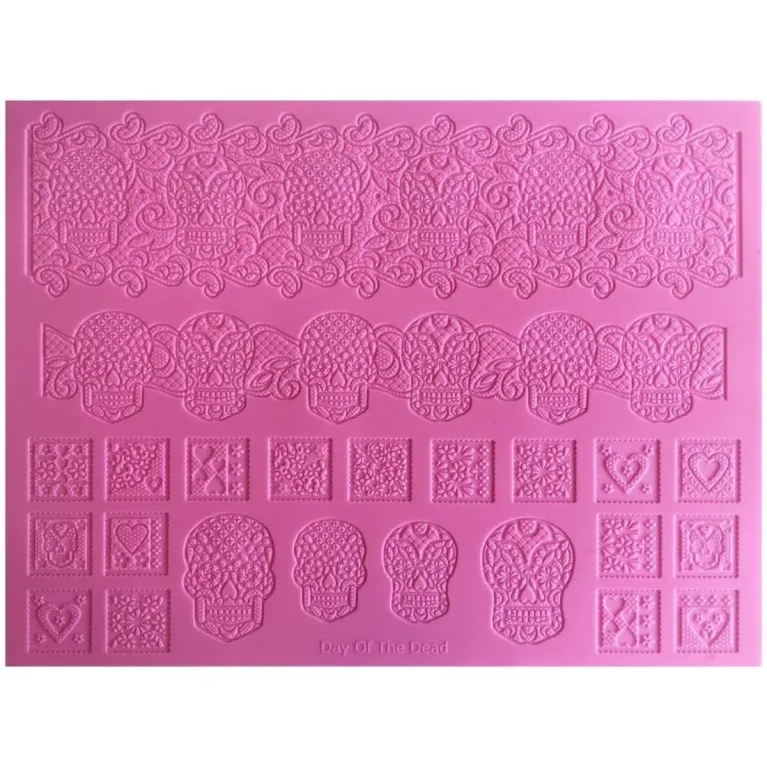 Cake Lace Day of the Dead Lace Silicone Mat