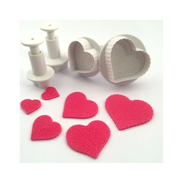 Dekofee Heart Plunger Cutters (Set of 4)