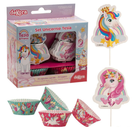 Dekora Unicorns Cupcake Decoration Kit