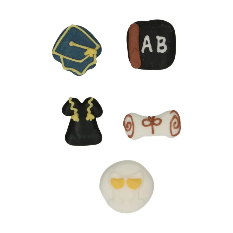 FunCakes Sugar Decorations Graduation 8 pieces