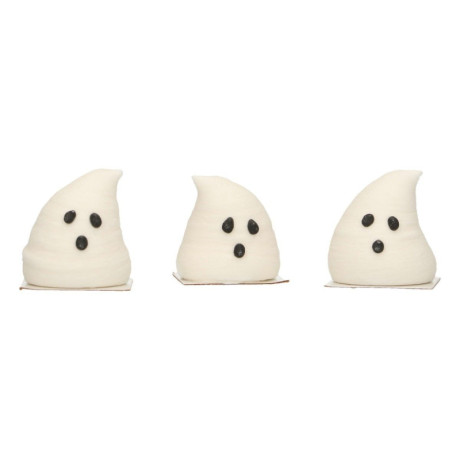 FunCakes Sugar Decorations 3D Ghosts 3 pieces