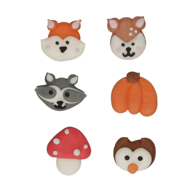 FunCakes Sugar Decorations Forest Animals 8 pieces