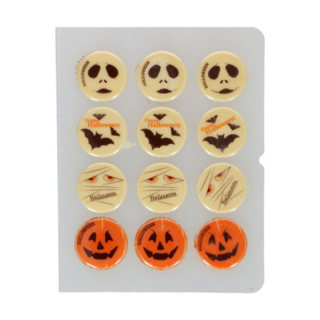 Décors en chocolat FunCakes Halloween Ø 3,8 cm 12 pièces