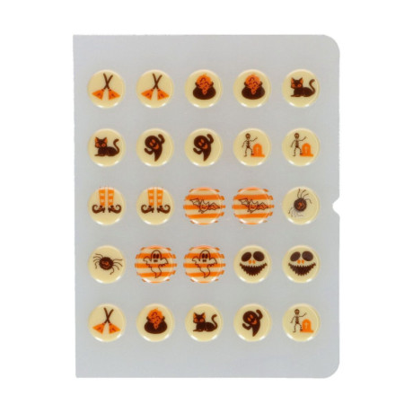 FunCakes Chocolate Decorations Halloween Ø2 cm 25 pieces